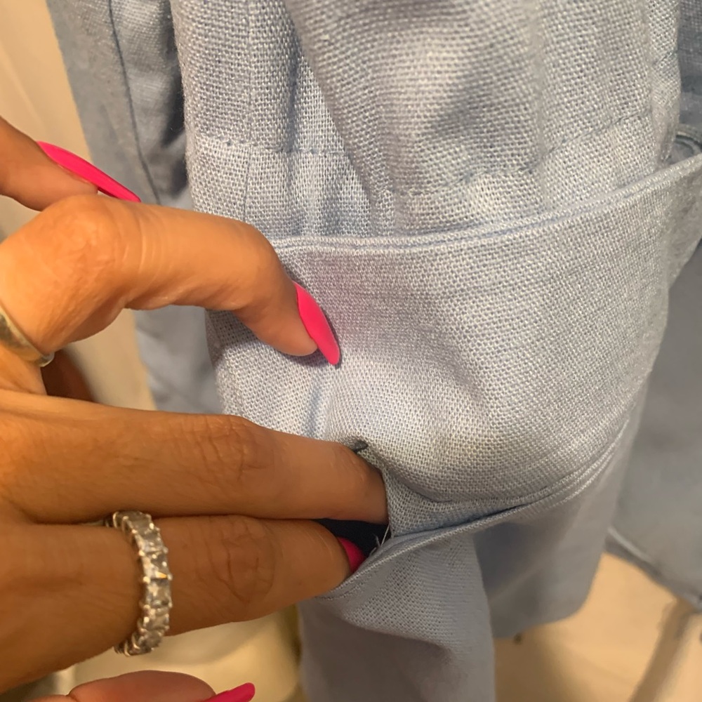 Bagatelle Drawstring Linen Blazer - Picture 11 of 11